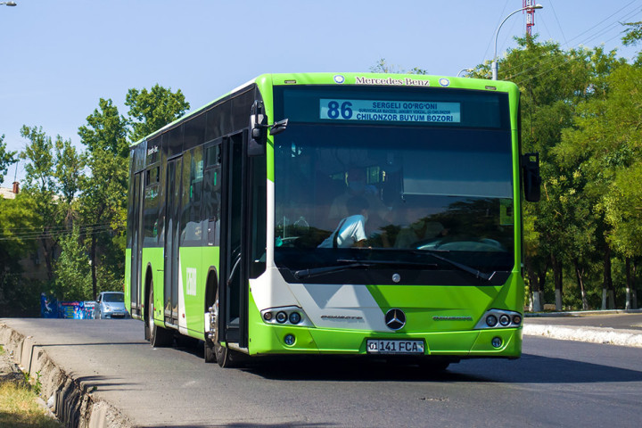 В августе произошли изменения в автобусной маршрутной сети Ташкента