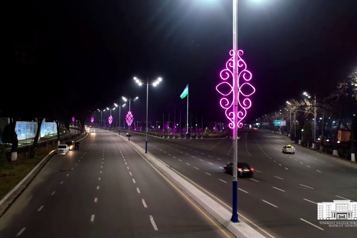 В Ташкенте вводят ограничения на ночное освещение из-за резкого повышения температуры воздуха