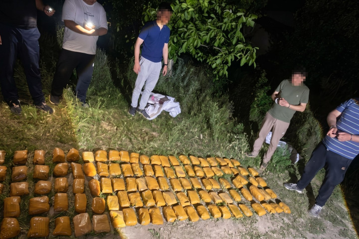 В Ташкентской области пресечен незаконный оборот почти 95 кг гашиша