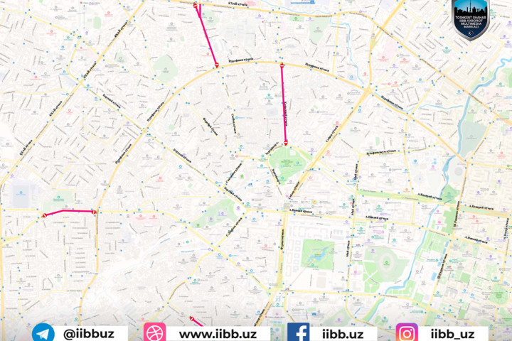 В Ташкенте в период месяца Рамадан будут перекрывать ряд улиц — локации
