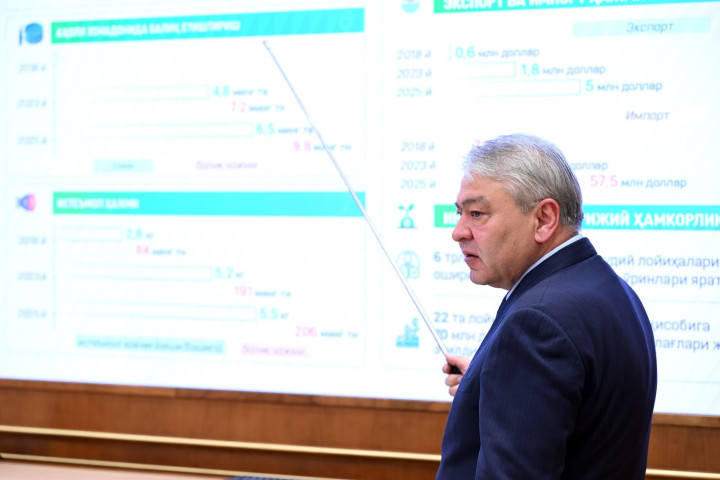 В Узбекистане намерены увеличить объемы выращивания рыбы более чем до 500 тысяч тонн