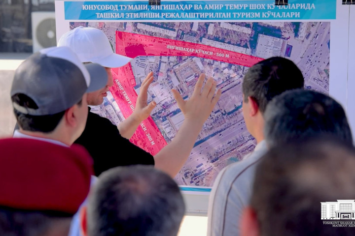 В Ташкенте ведется работа по созданию комфортной городской среды