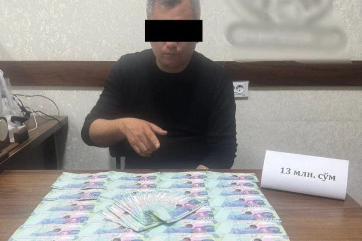 В Ташкентской области сотрудник БПИ задержан за взятку