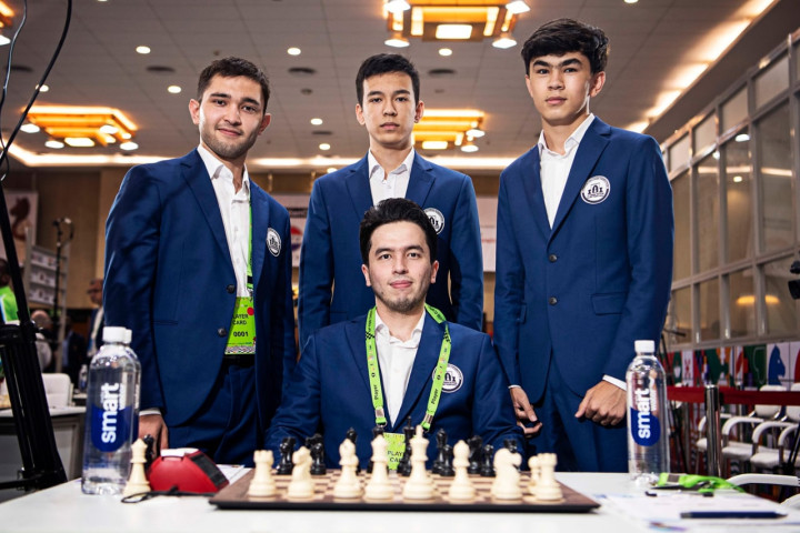 Сборная Узбекистана впервые стала чемпионом Всемирной шахматной олимпиады