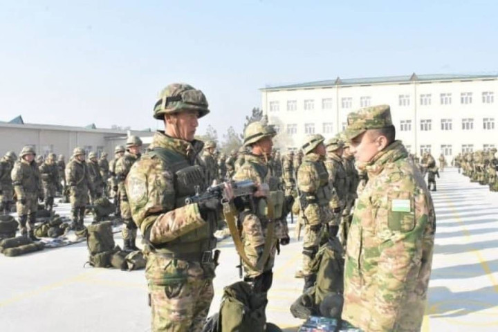 В гарнизоне Какайды в Сурхандарье проходит проверка боевой готовности