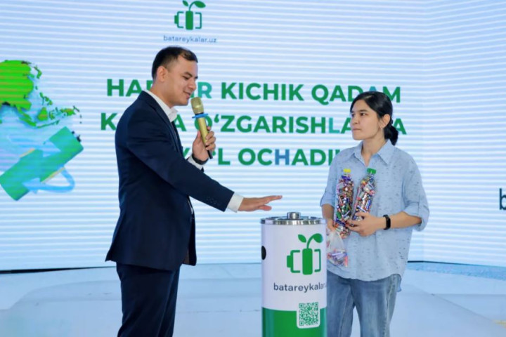 В Узбекистане реализуют проект по безопасной утилизации батареек
