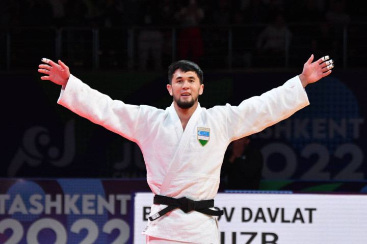 Давлат Бобонов завоевал золото на чемпионате мира по дзюдо в Ташкенте