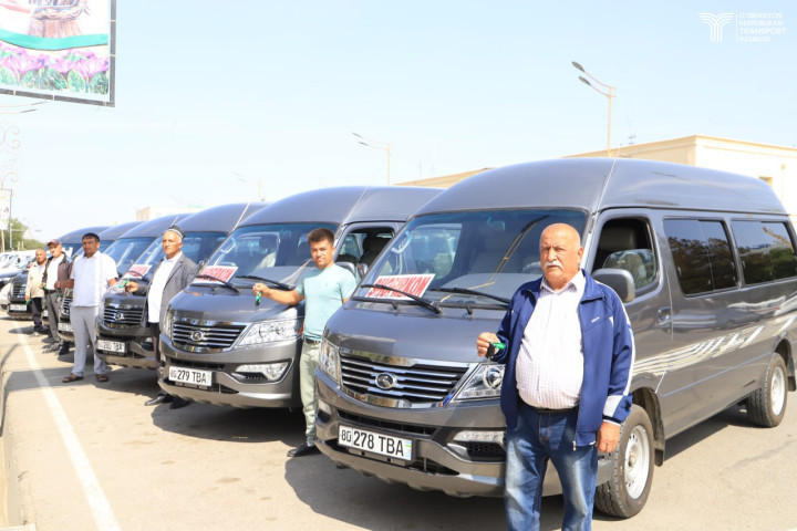 В Бухарскую область завезут 100 новых автобусов и микроавтобусов