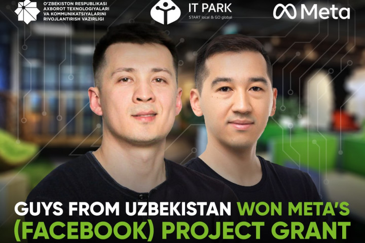 Узбекистанцы выиграли грант на реализацию проекта от Meta (Facebook)
