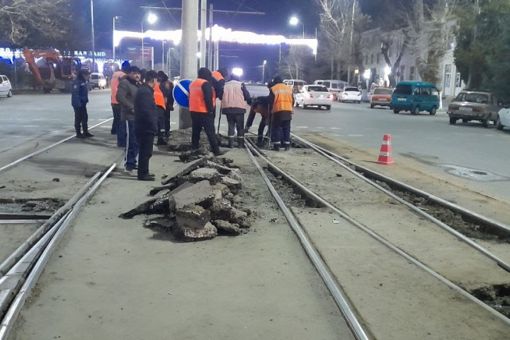 В Самарканде временно приостановлено движение трамваев