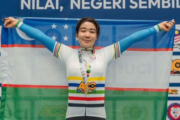 Спортсменка из Узбекистана установила мировой рекорд на чемпионате Азии по велотреку
