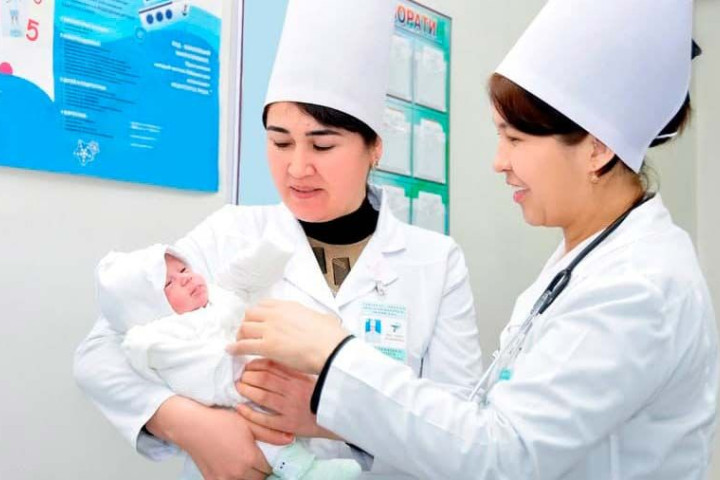 Создание детского медицинского кластера в Нукусе, отделений реанимации новорожденных и  анестезиологии-реанимации детей.  Принят ряд мер по укреплению здоровья матери и ребенка