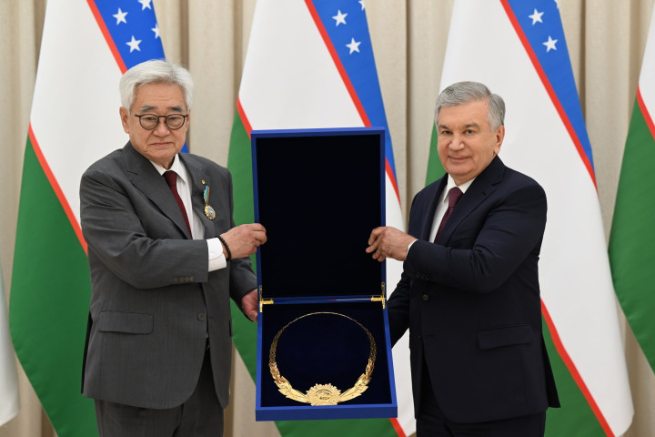Шавкат Мирзиёев награжден Орденом Славы Всемирной федерацией таэквондо