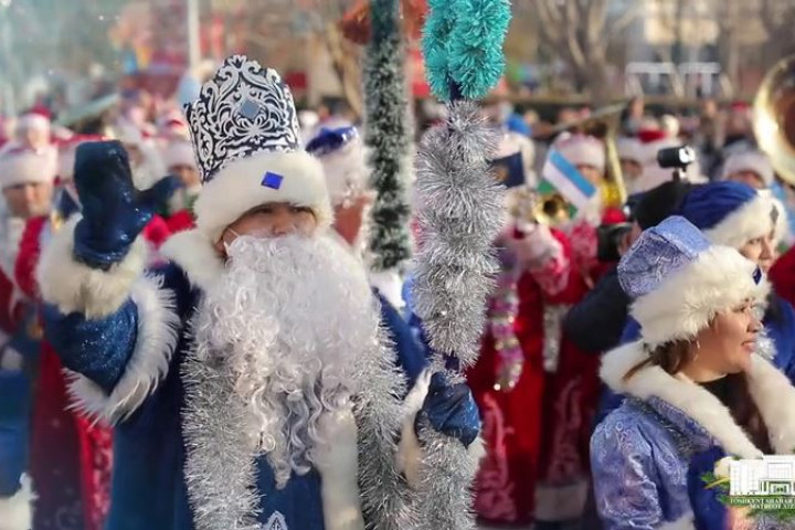 В Ташкенте завтра состоится шествие Дедов Морозов
