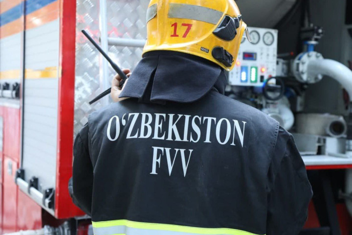 В Самаркандской области пожар охватил сразу пять домов
