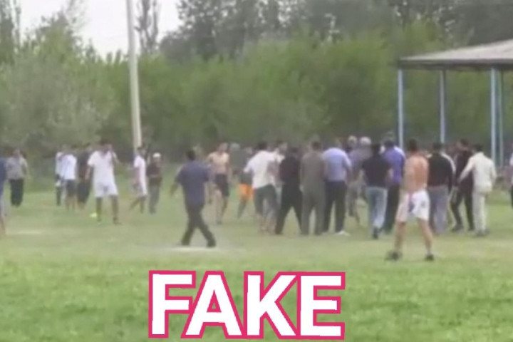 В Кашкадарье на футбольном матче произошла потасовка
