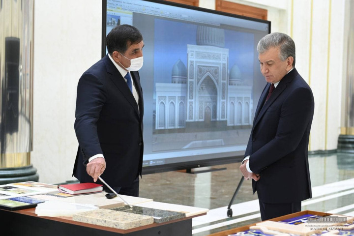 Президент Шавкат Мирзиёев 7 февраля ознакомился с презентацией проектов в области строительства
