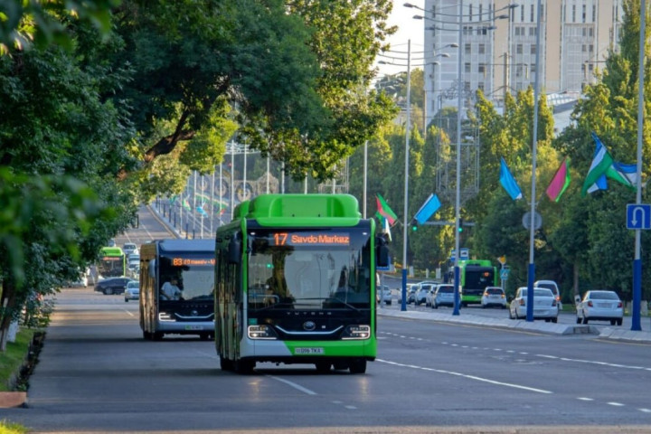 В Ташкенте изменили маршруты пяти автобусов из-за ремонта на проспекте Мустакиллик - карта