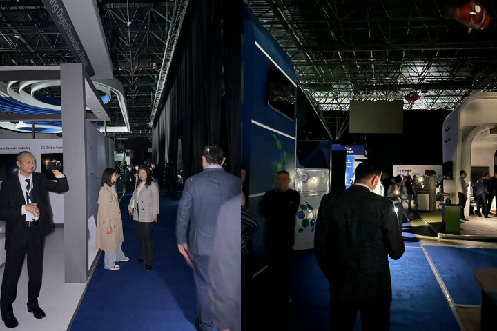 Соцсети: На выставке ICT Week Uzbekistan внезапно выключили свет