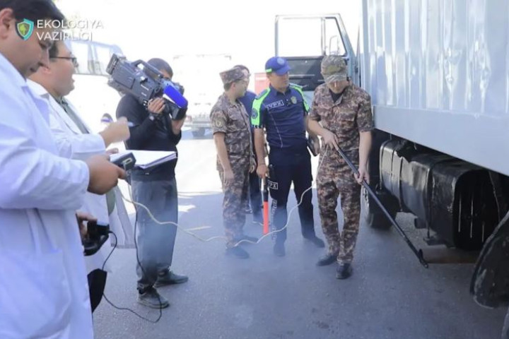 В Ташкенте выявили 367 транспортных средств, превышающих допустимые нормы выбросов в атмосферу