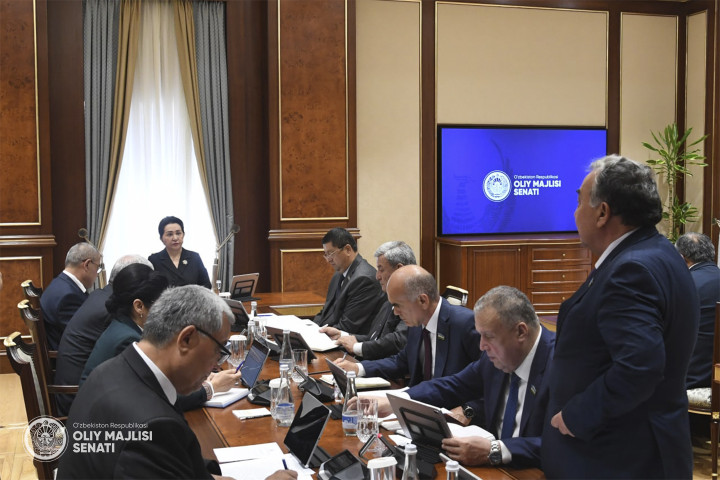 Двадцать восьмое пленарное заседание Сената Олий Мажлиса пройдет 8 июля 2022 года