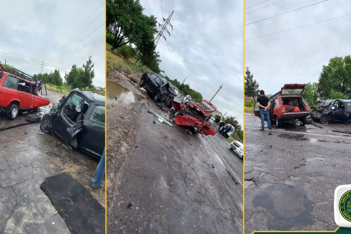 В Бекабаде в ДТП погибли водитель и младенец, еще трое попали в больницу