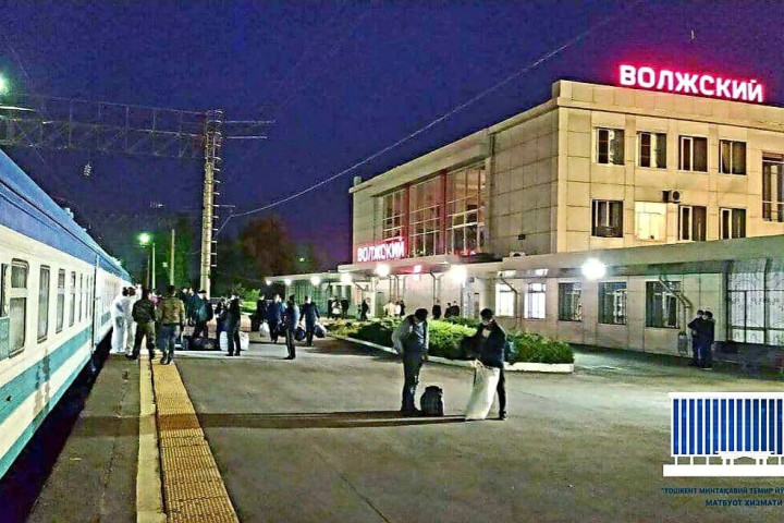 Из России в Узбекистан будут запущены четыре спецрейса пассажирских поездов