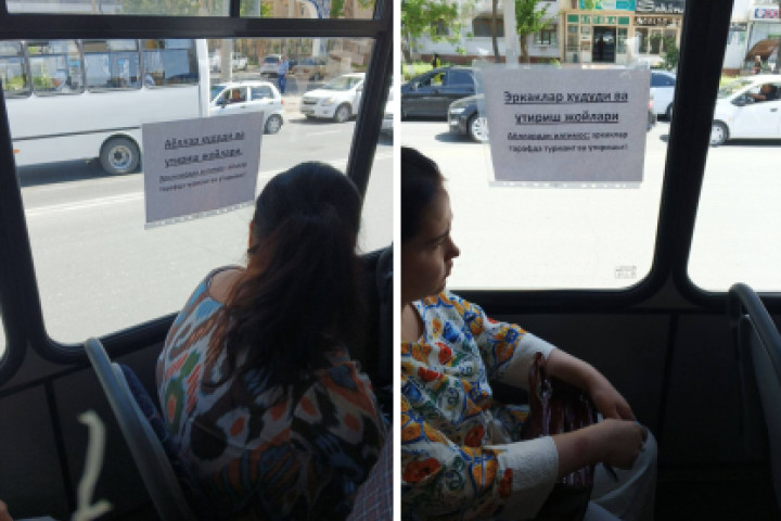 В Ташкенте резко отреагировали разделение салона автобуса на «женские» и «мужские» места