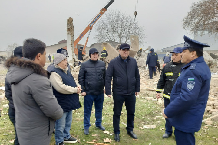 В Ташкентской области из-за взрыва газовоздушной смеси погиб человек, шестеро госпитализированы