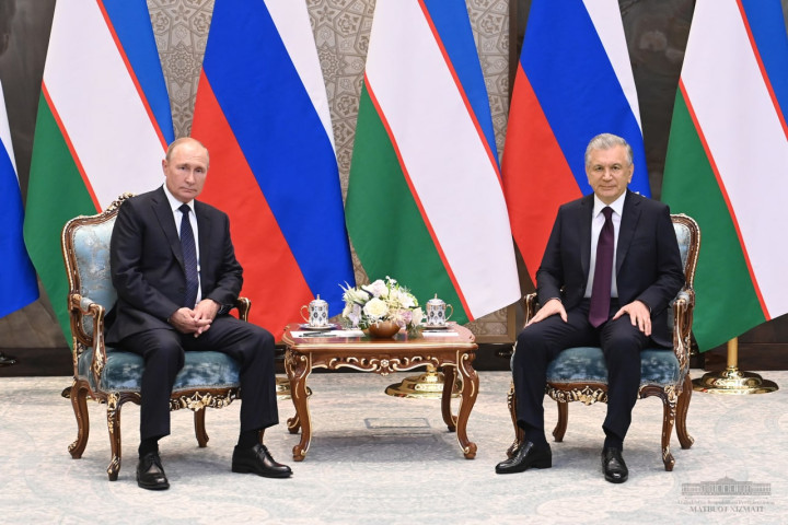 Президенты Узбекистана и России обсудили дальнейшее укрепление двусторонних отношений
